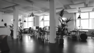 empty startup office