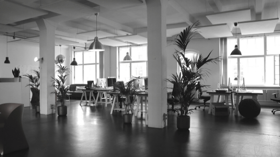 empty startup office
